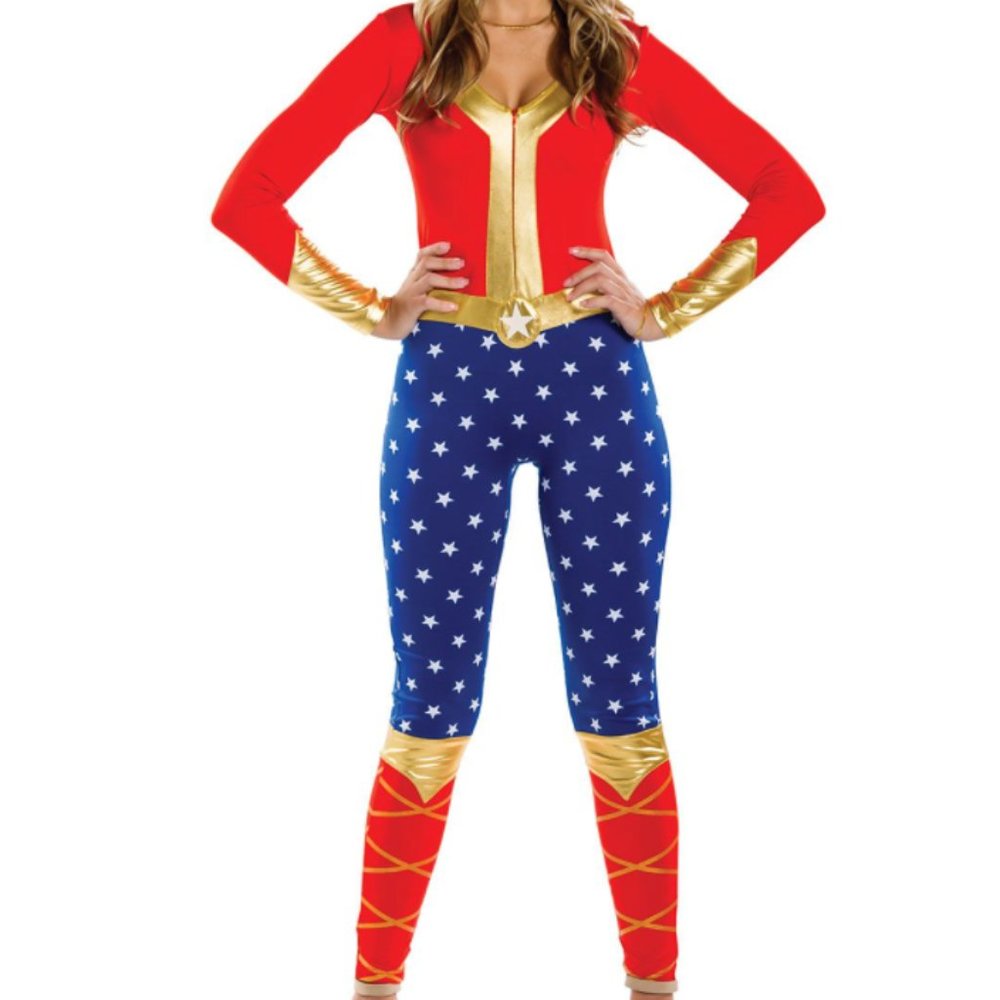 Adult Women's XS- Tipsy Elves Wonder Woman Bodysuit Costume